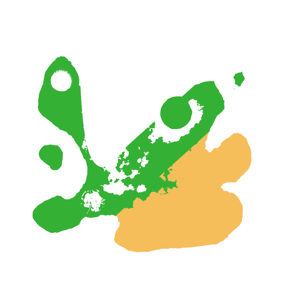 Biome Rust Map: Barren, Size: 2500, Seed: 288166874