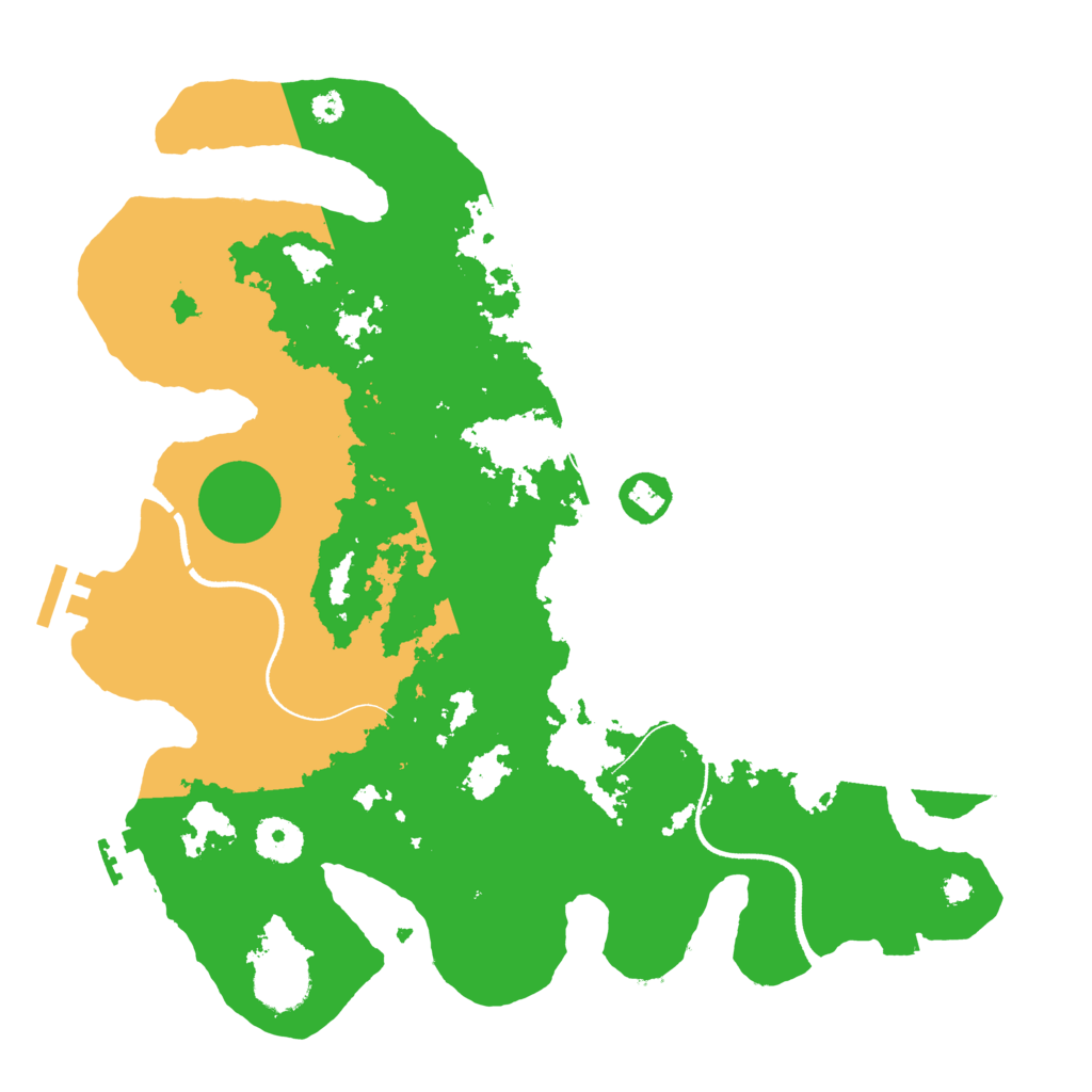 Biome Rust Map: Procedural Map, Size: 3500, Seed: 1631167283