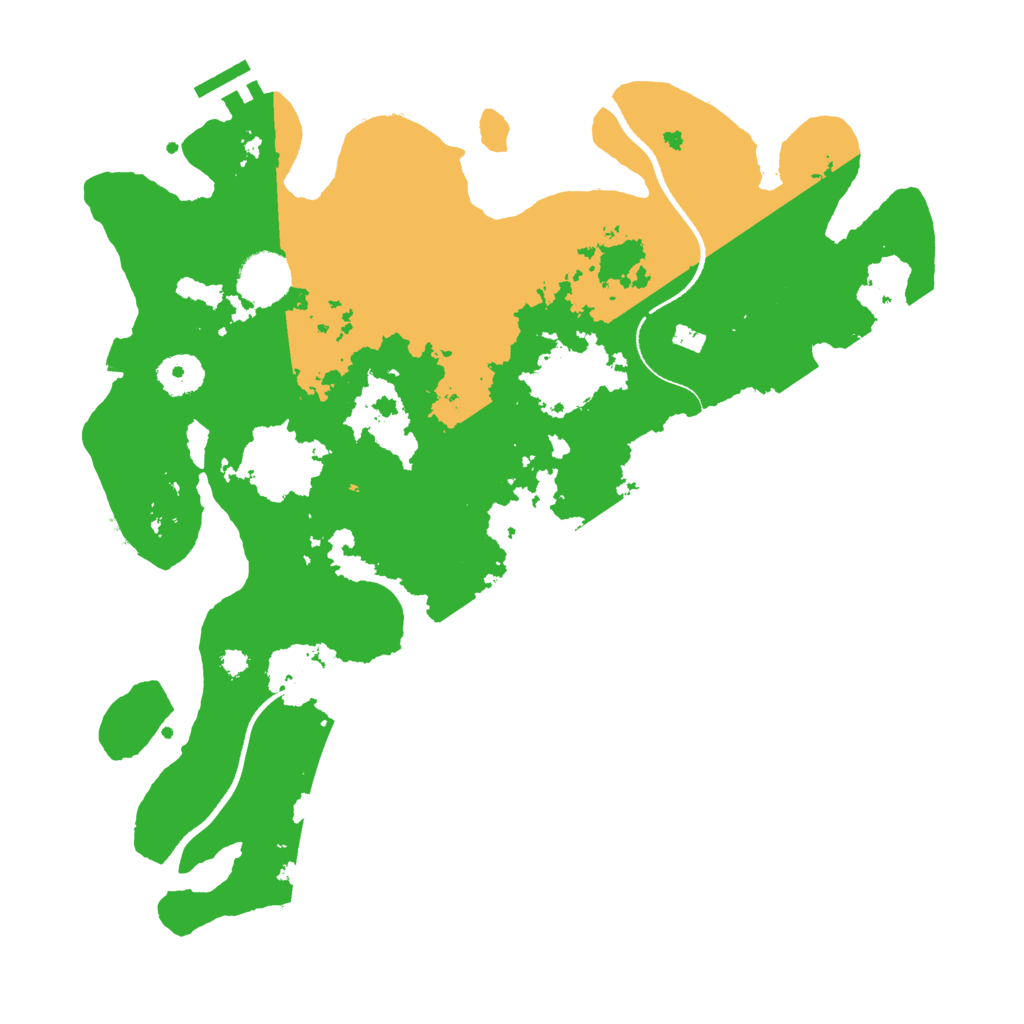 Biome Rust Map: Procedural Map, Size: 3500, Seed: 317746230