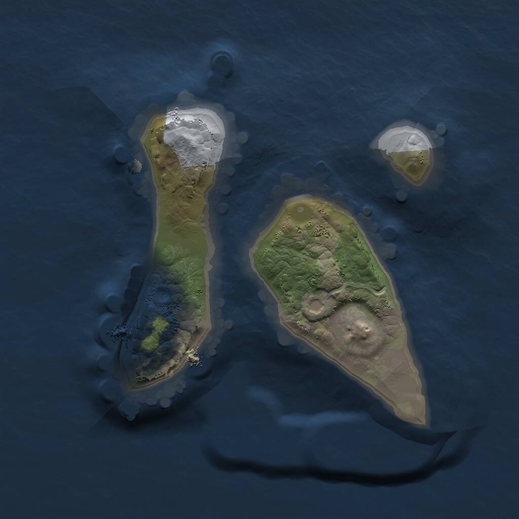 Rust Map: Procedural Map, Size: 1500, Seed: 429514403, 1 Monuments