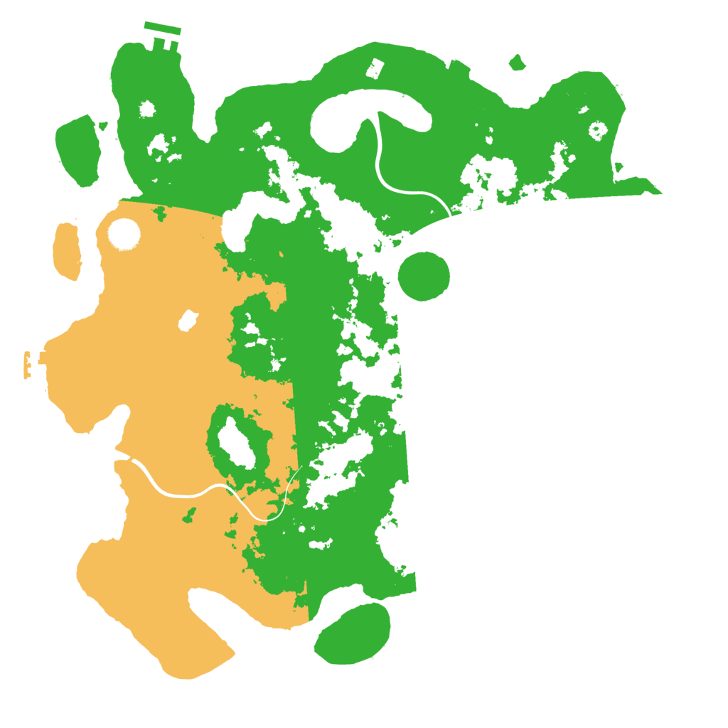 Biome Rust Map: Procedural Map, Size: 4000, Seed: 1059412996