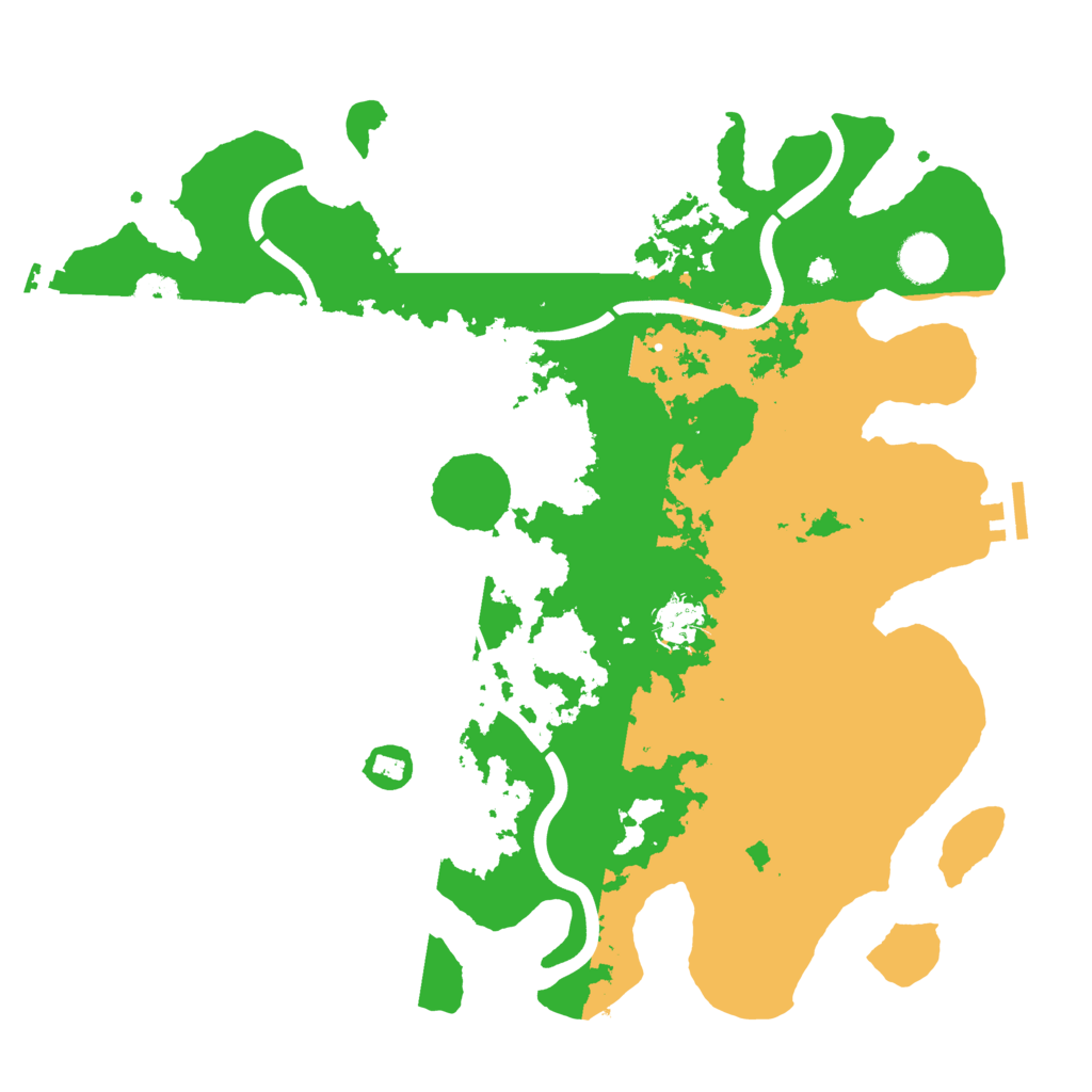 Biome Rust Map: Procedural Map, Size: 3850, Seed: 92635882