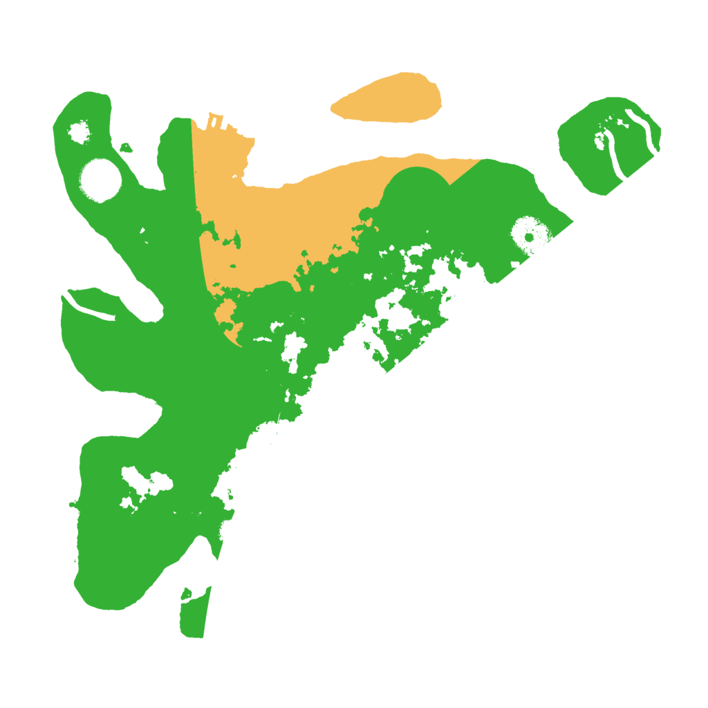 Biome Rust Map: Procedural Map, Size: 3000, Seed: 45212