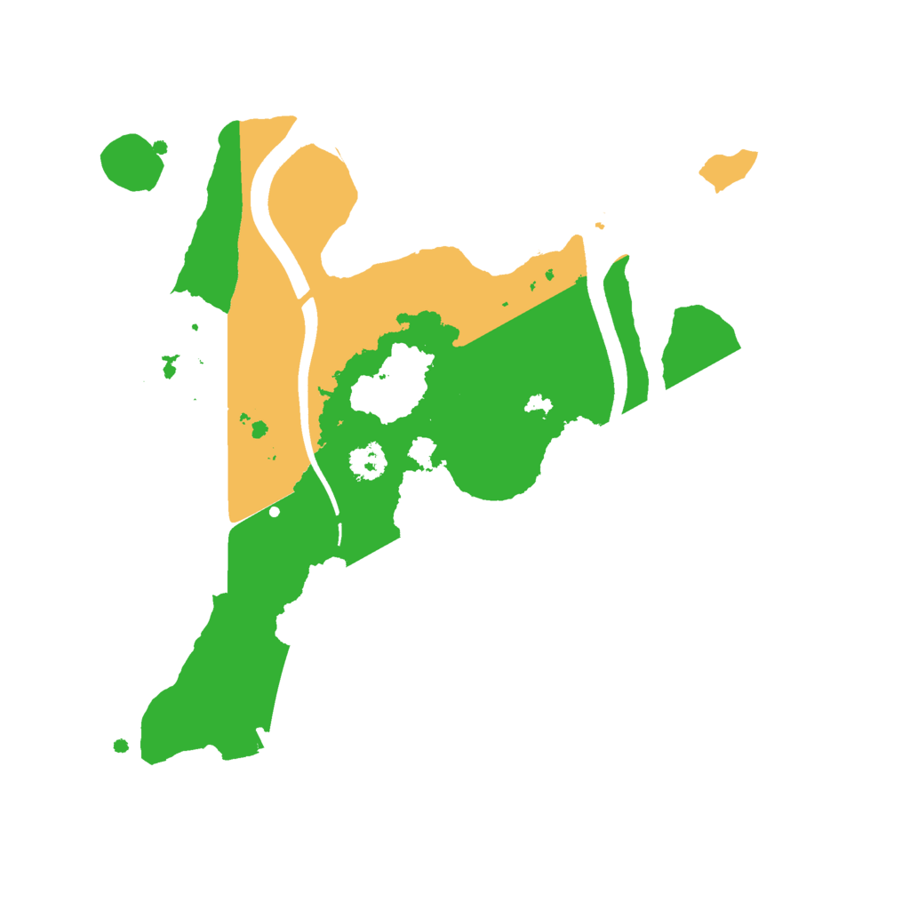 Biome Rust Map: Procedural Map, Size: 2500, Seed: 231344324