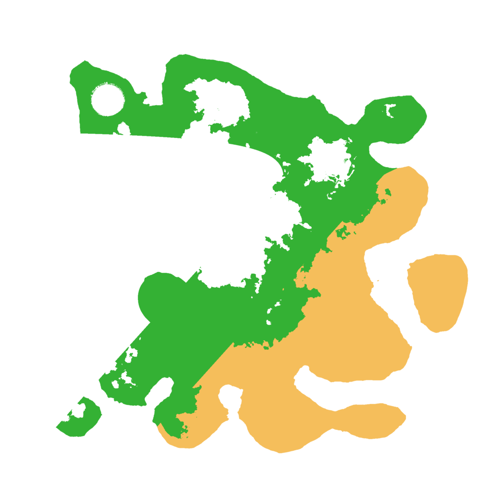 Biome Rust Map: Barren, Size: 2700, Seed: 1234567