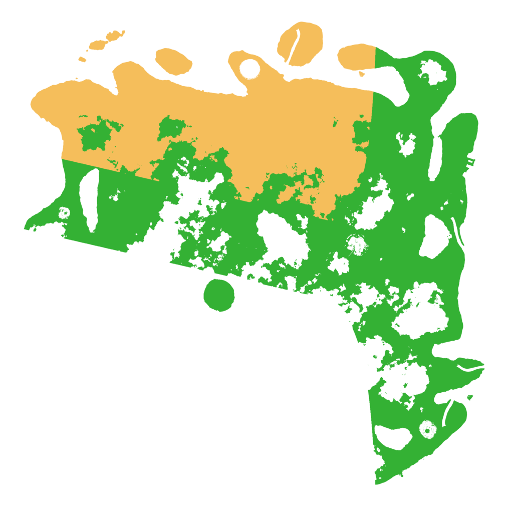 Biome Rust Map: Procedural Map, Size: 4500, Seed: 13579