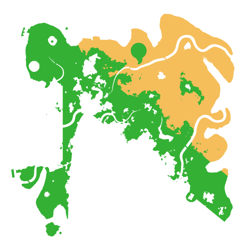 Biome Rust Map: Procedural Map, Size: 4200, Seed: 4264690