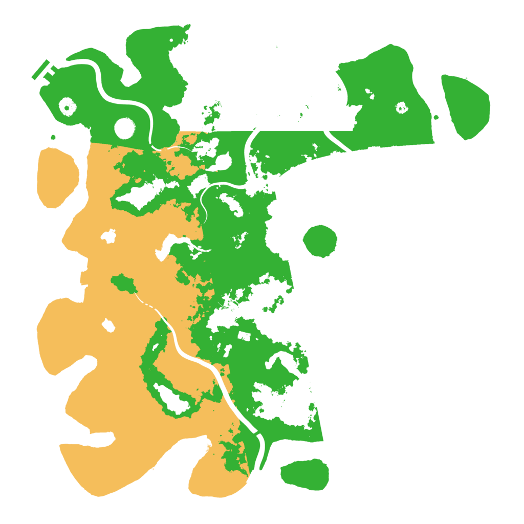 Biome Rust Map: Procedural Map, Size: 4500, Seed: 346478