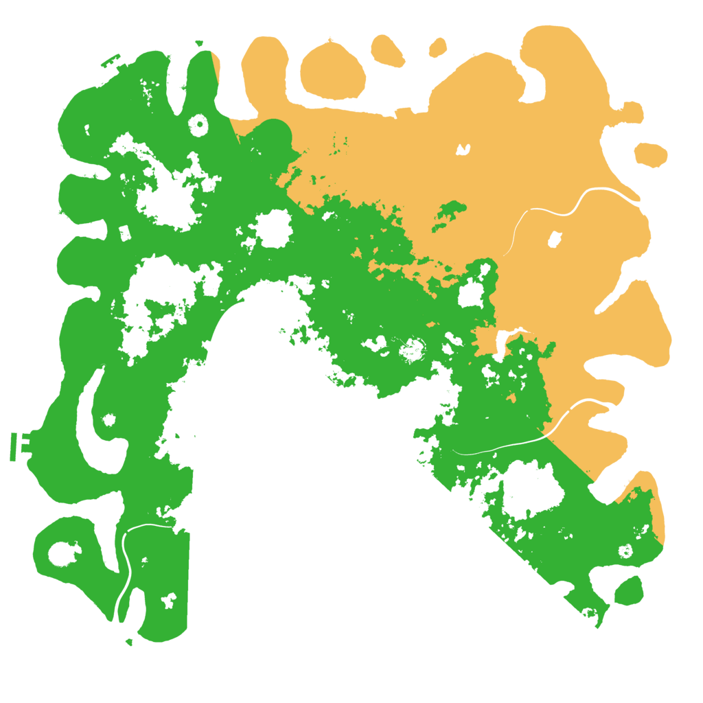 Biome Rust Map: Procedural Map, Size: 5000, Seed: 883787941