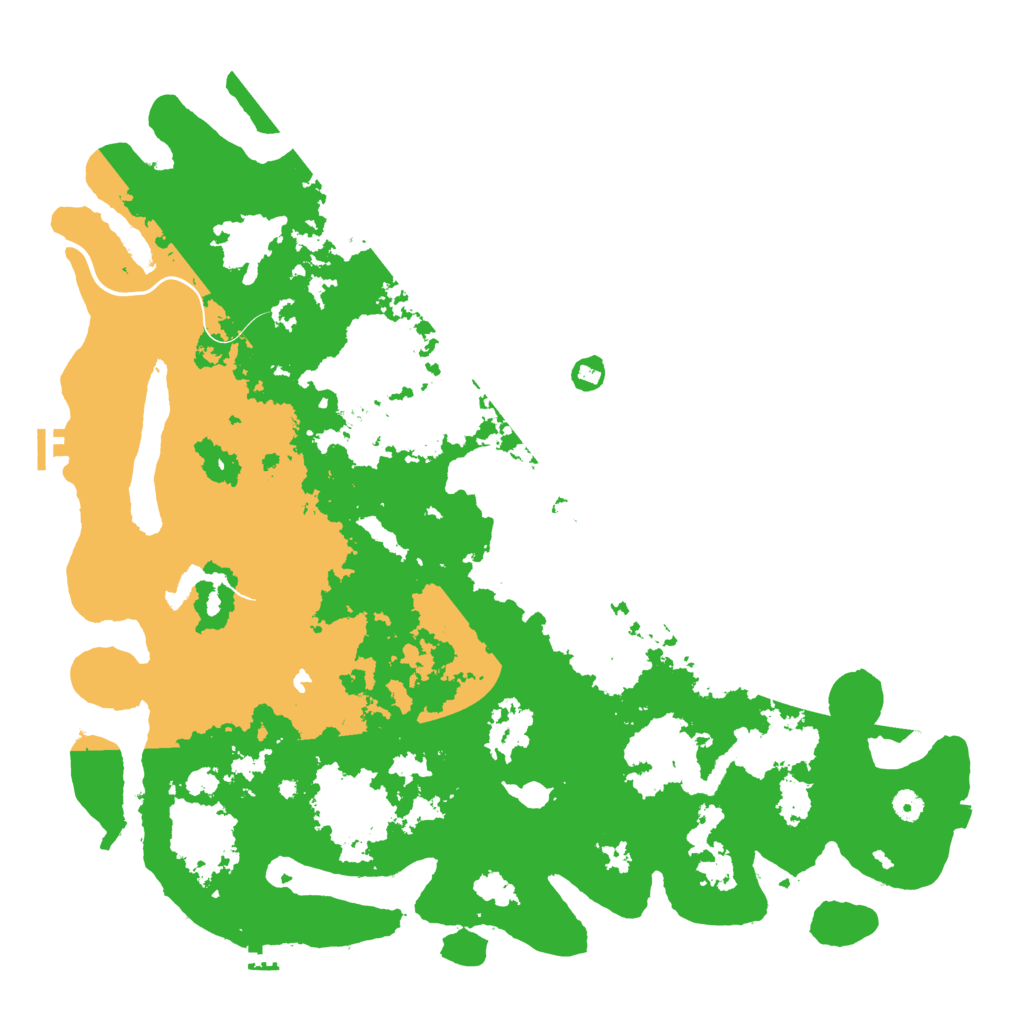 Biome Rust Map: Procedural Map, Size: 5000, Seed: 109278352