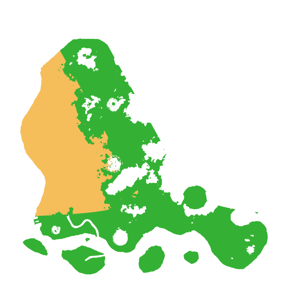 Biome Rust Map: Procedural Map, Size: 3500, Seed: 24652475