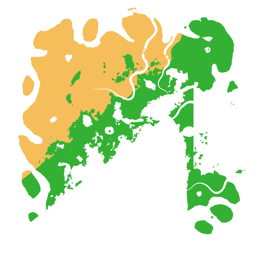 Biome Rust Map: Procedural Map, Size: 4500, Seed: 510254539
