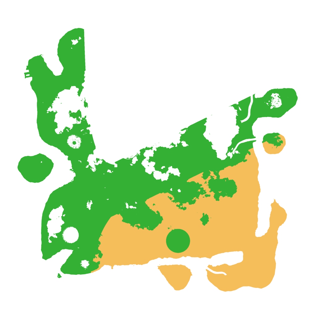 Biome Rust Map: Procedural Map, Size: 3500, Seed: 793302484