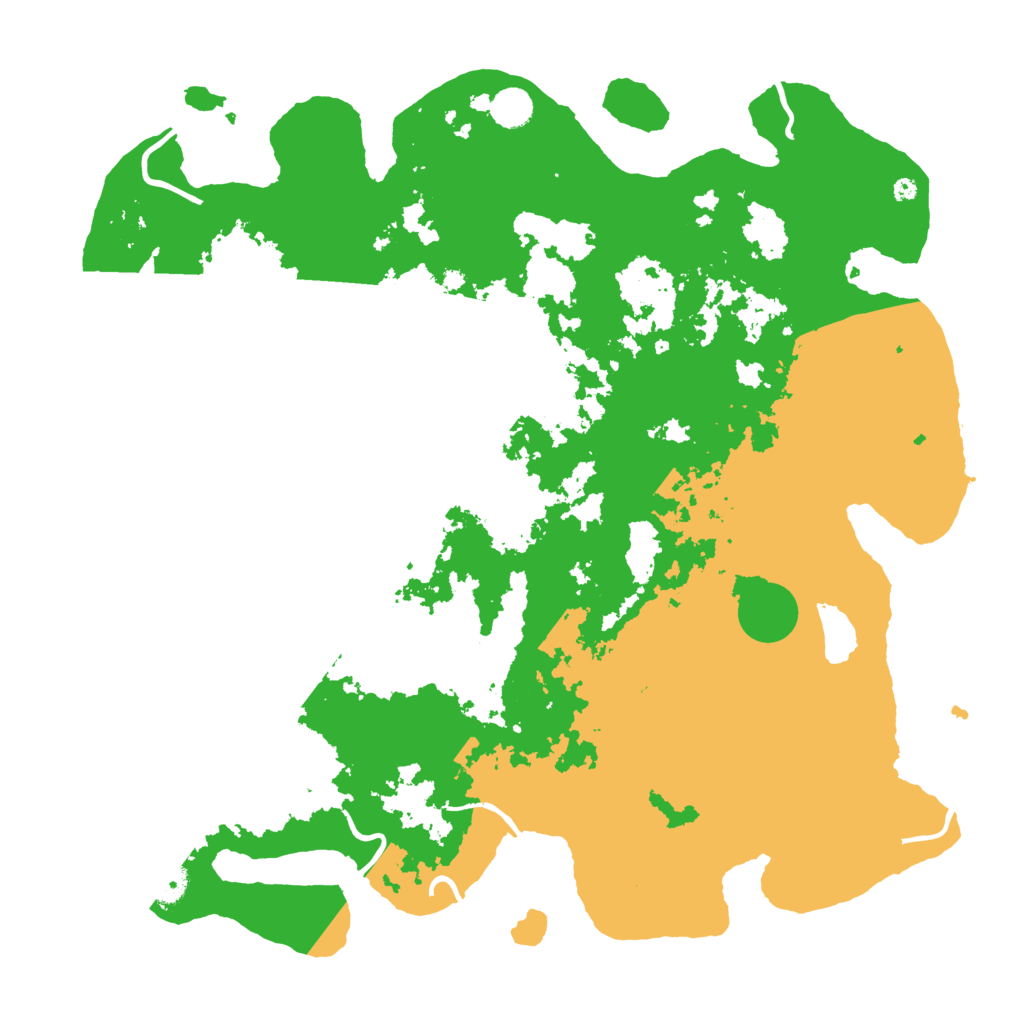Biome Rust Map: Procedural Map, Size: 4500, Seed: 1186232639