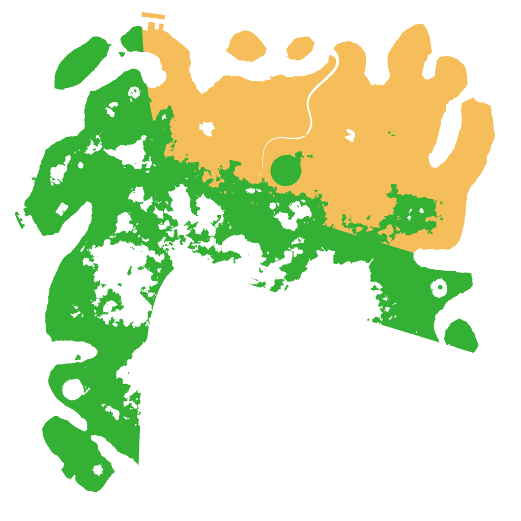 Biome Rust Map: Procedural Map, Size: 4500, Seed: 648254