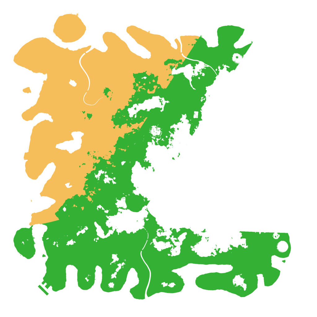 Biome Rust Map: Procedural Map, Size: 5000, Seed: 573859219