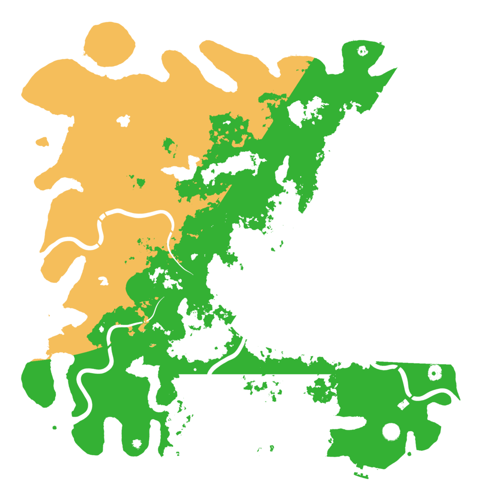Biome Rust Map: Procedural Map, Size: 5000, Seed: 573859219