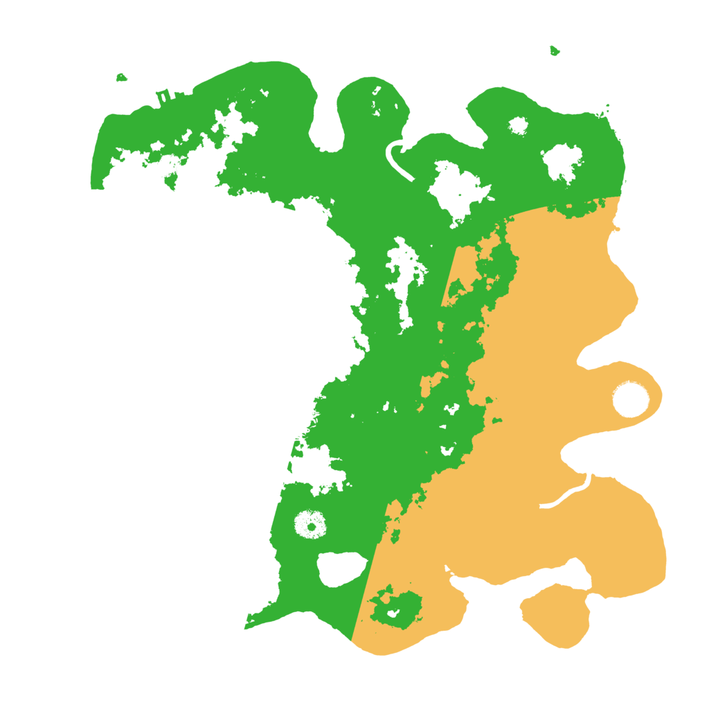 Biome Rust Map: Procedural Map, Size: 3500, Seed: 1035773986