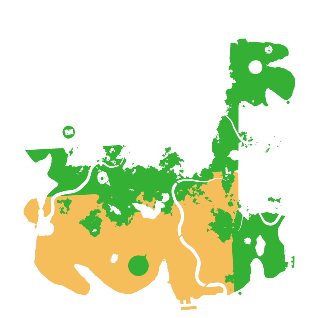 Biome Rust Map: Procedural Map, Size: 4100, Seed: 814361444
