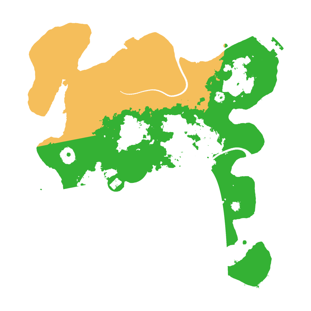 Biome Rust Map: Procedural Map, Size: 3000, Seed: 14162