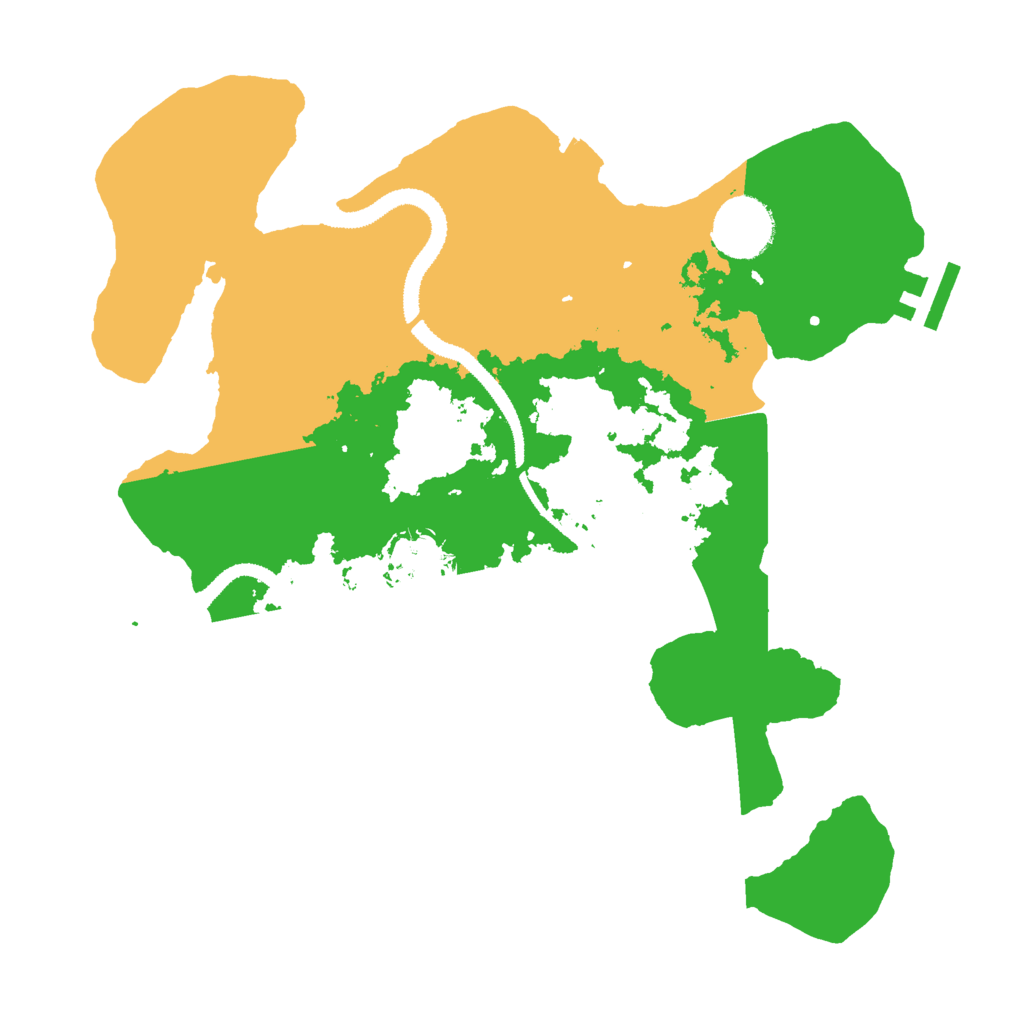Biome Rust Map: Procedural Map, Size: 3000, Seed: 14162