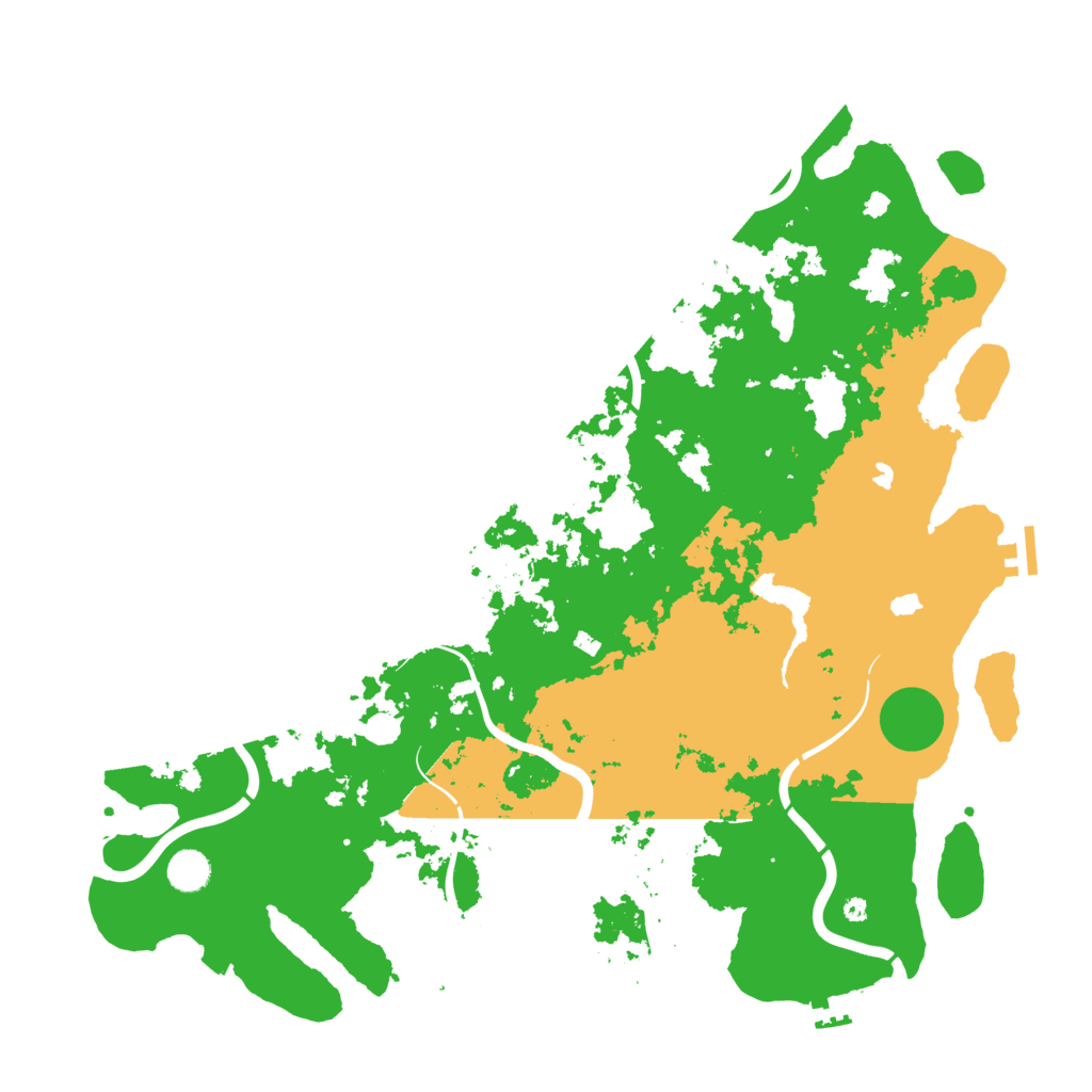 Biome Rust Map: Procedural Map, Size: 4500, Seed: 3862081