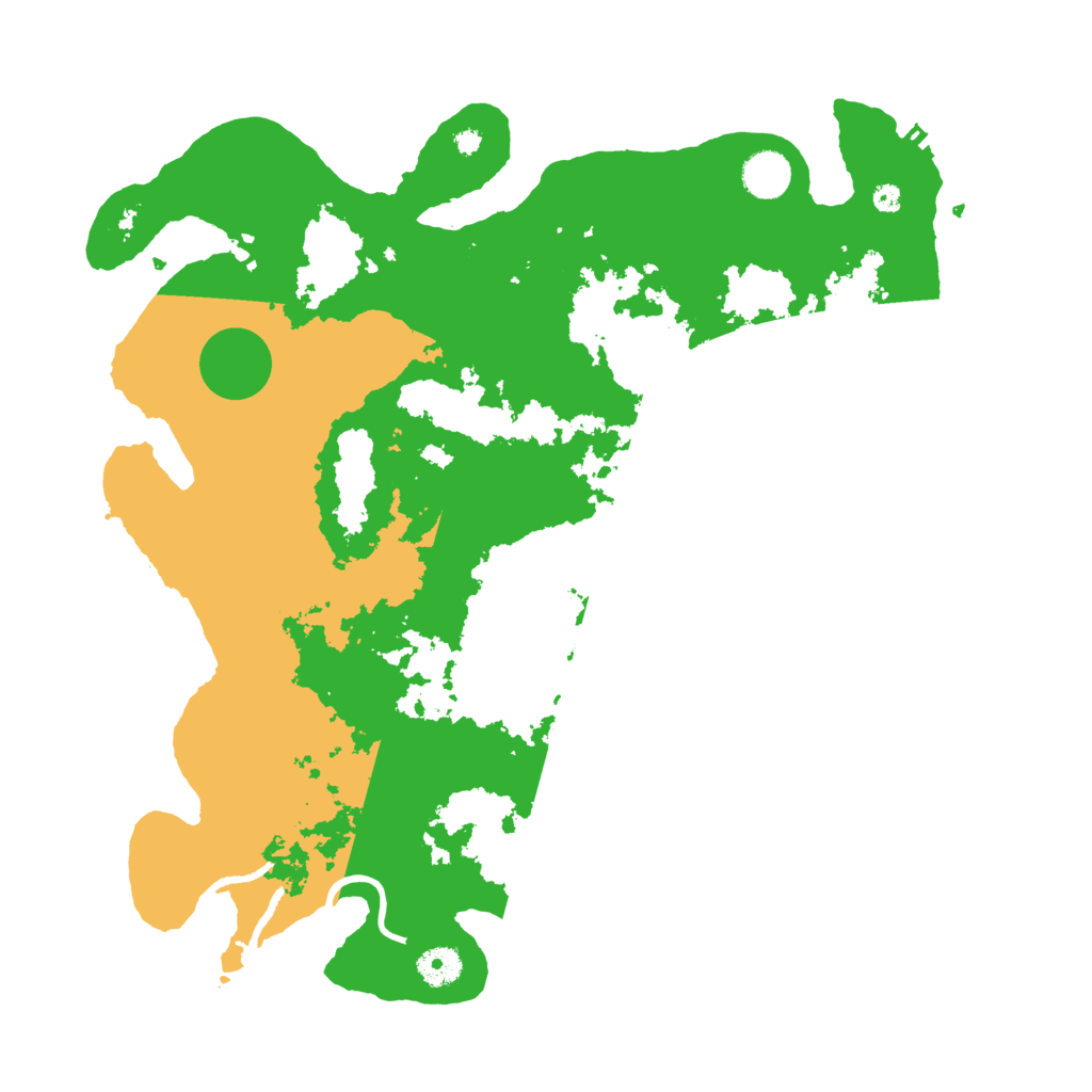 Biome Rust Map: Procedural Map, Size: 4000, Seed: 5544511
