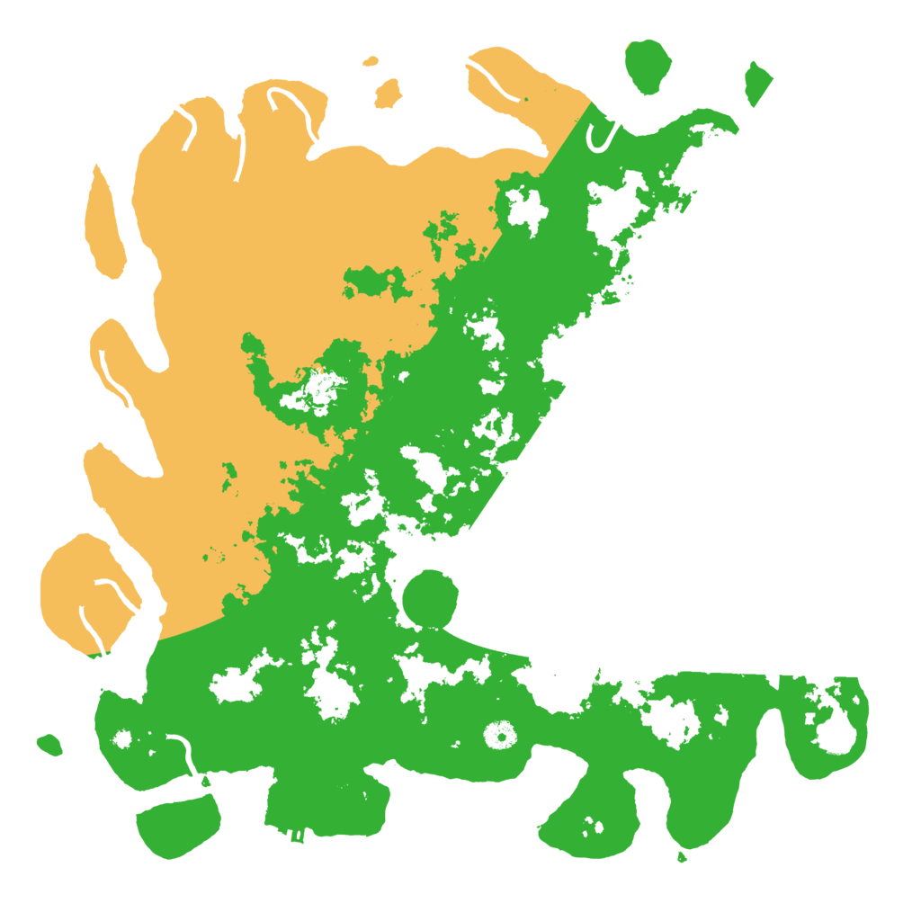 Biome Rust Map: Procedural Map, Size: 4500, Seed: 952037428