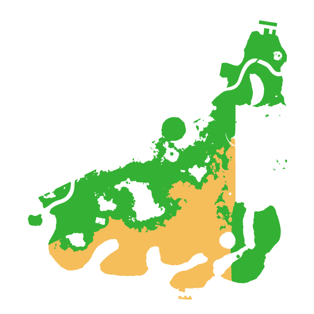 Biome Rust Map: Procedural Map, Size: 3500, Seed: 1857831324