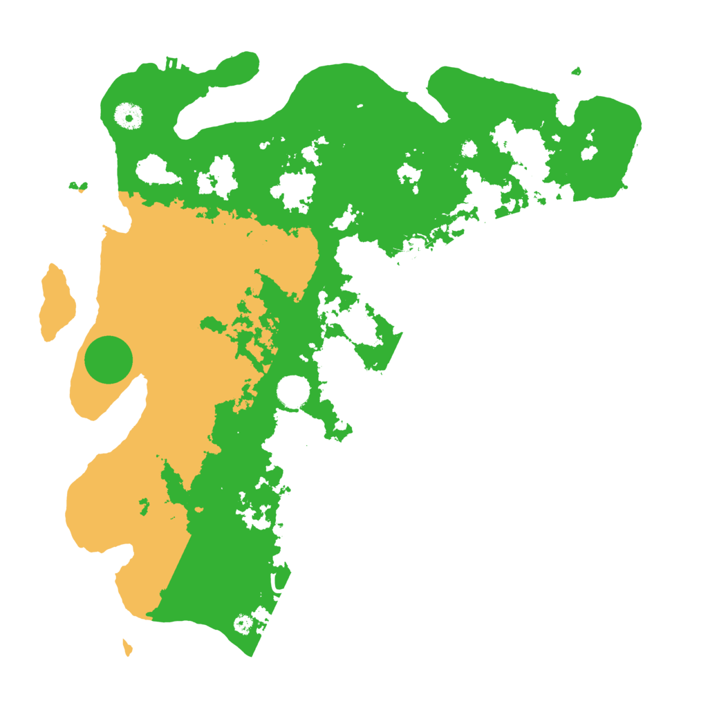 Biome Rust Map: Procedural Map, Size: 3886, Seed: 1435480242
