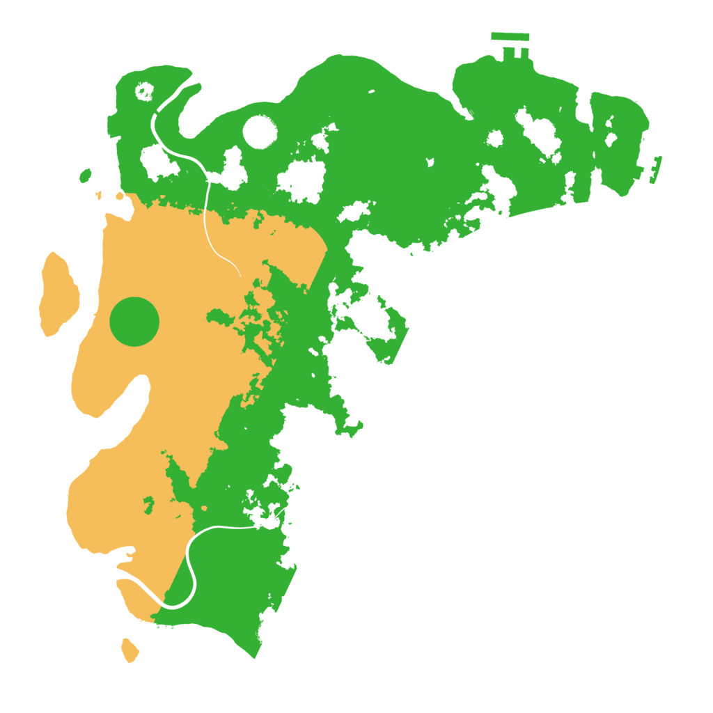 Biome Rust Map: Procedural Map, Size: 3791, Seed: 1435480242