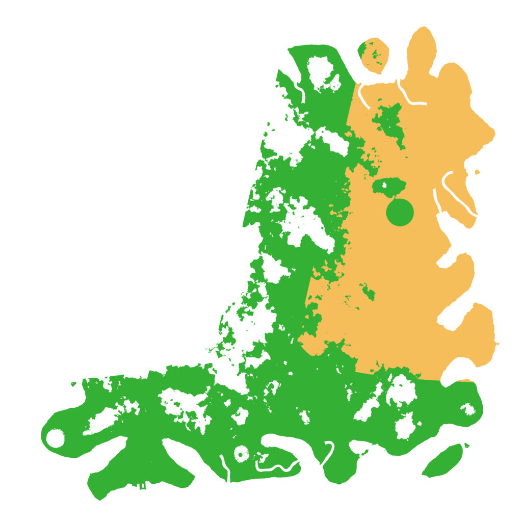 Biome Rust Map: Procedural Map, Size: 5000, Seed: 1461377688