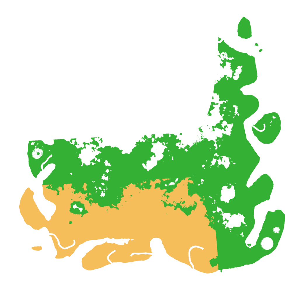Biome Rust Map: Procedural Map, Size: 4250, Seed: 5048