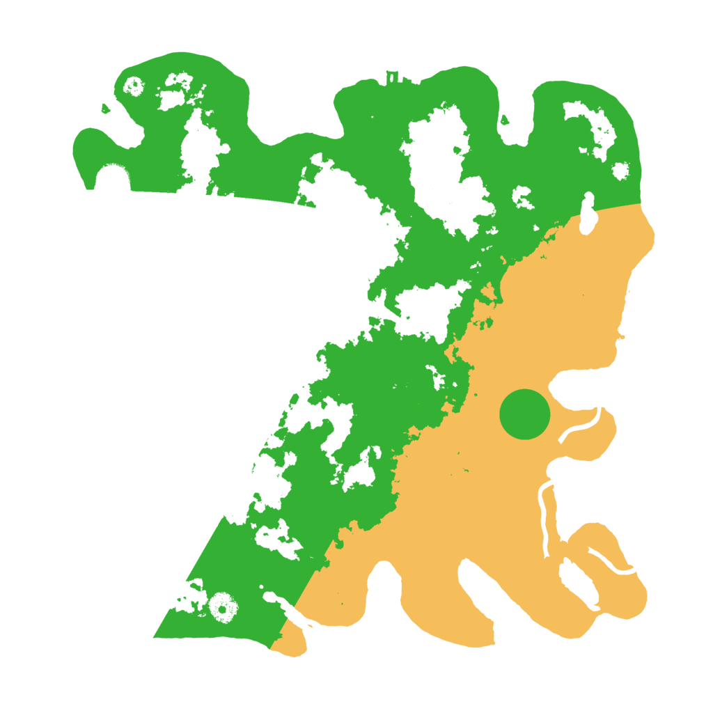 Biome Rust Map: Procedural Map, Size: 3710, Seed: 1537702202