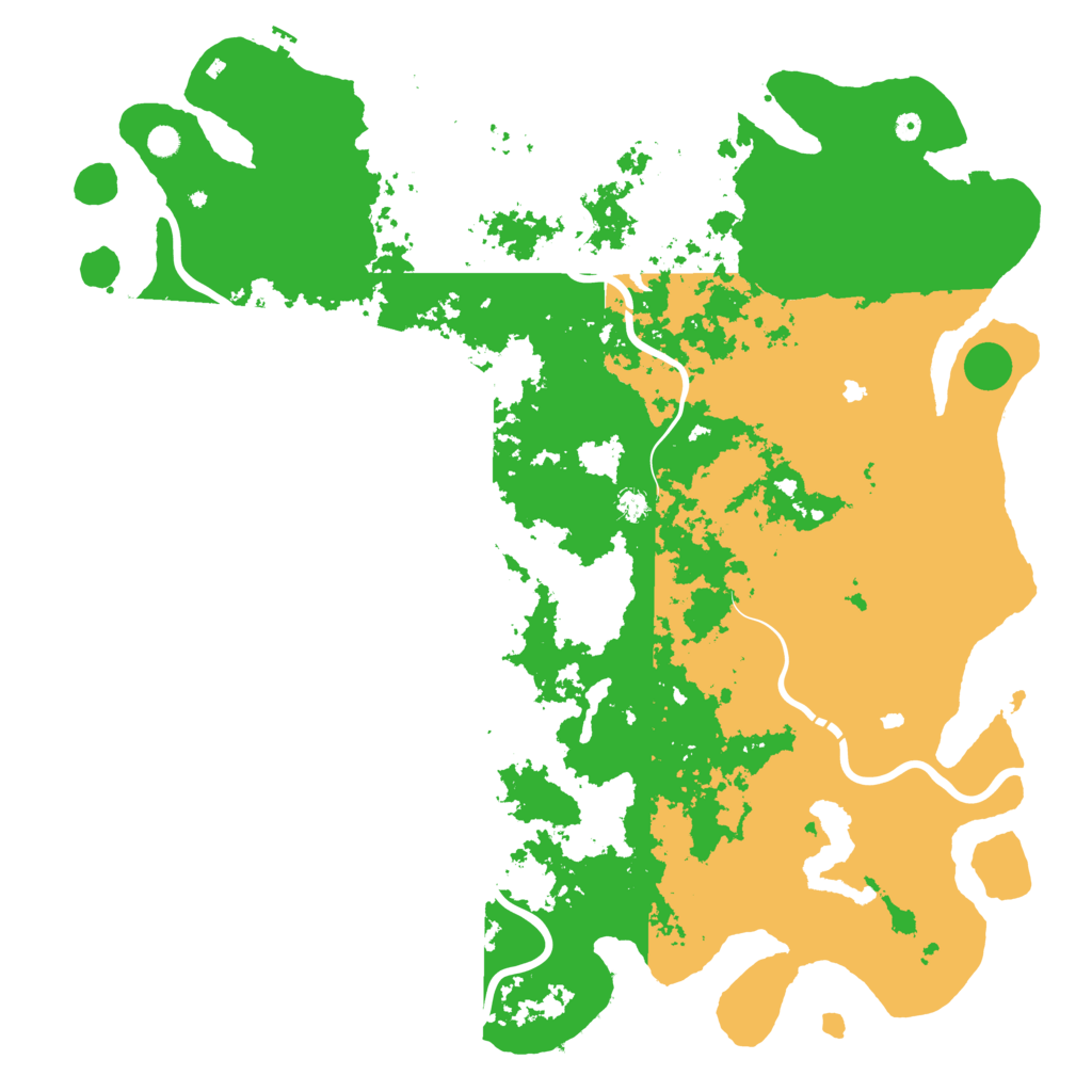 Biome Rust Map: Procedural Map, Size: 6000, Seed: 913976752
