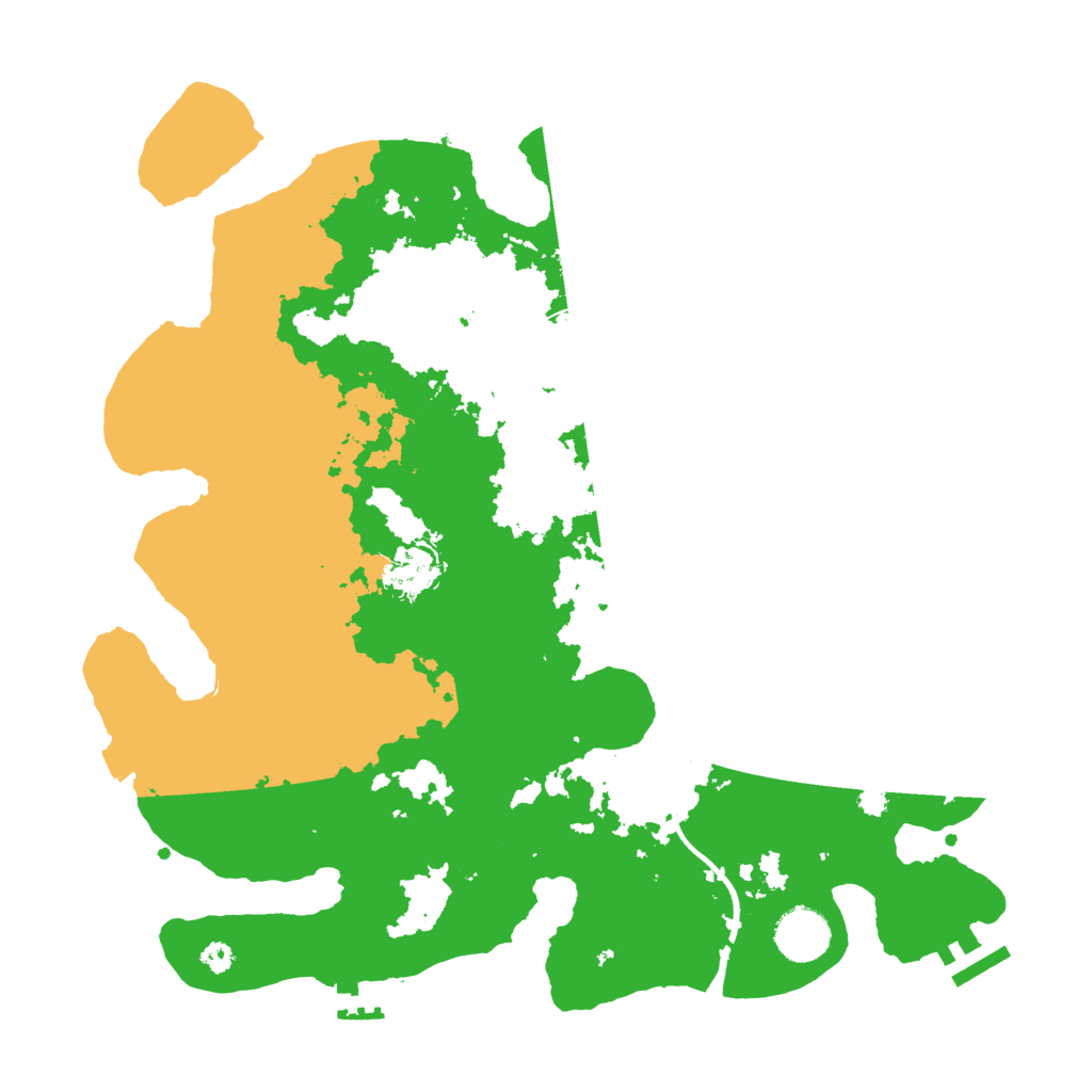Biome Rust Map: Procedural Map, Size: 3550, Seed: 20397455