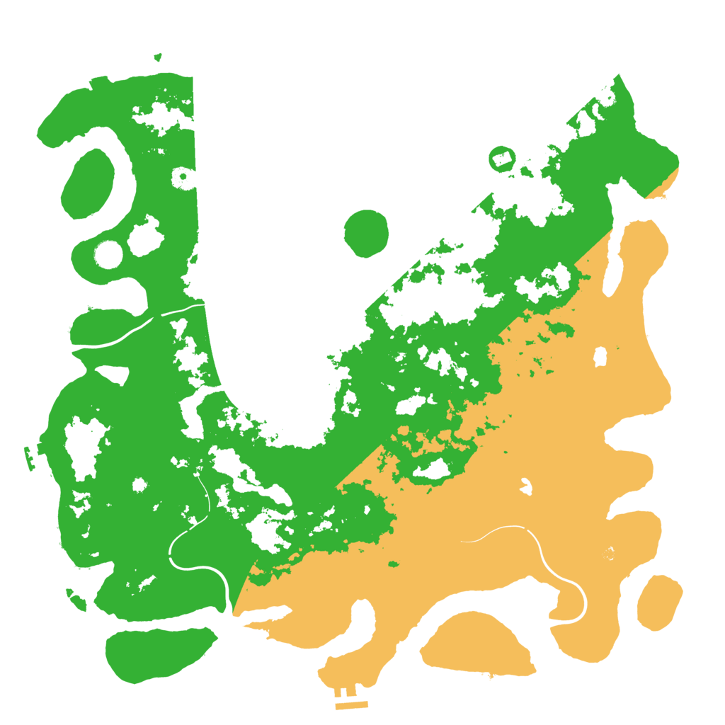 Biome Rust Map: Procedural Map, Size: 4500, Seed: 1406057939