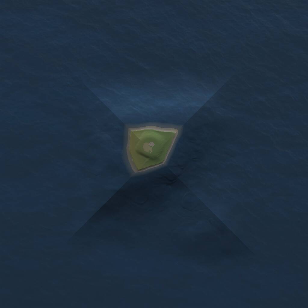 Rust Map: Procedural Map, Size: 1000, Seed: 399574820, 1 Monuments