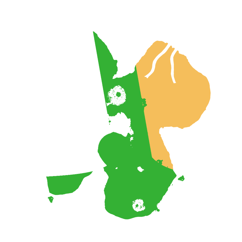 Biome Rust Map: Procedural Map, Size: 2000, Seed: 16458697