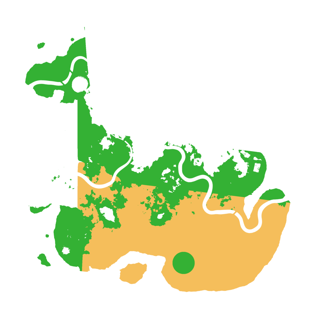 Biome Rust Map: Procedural Map, Size: 3700, Seed: 16788