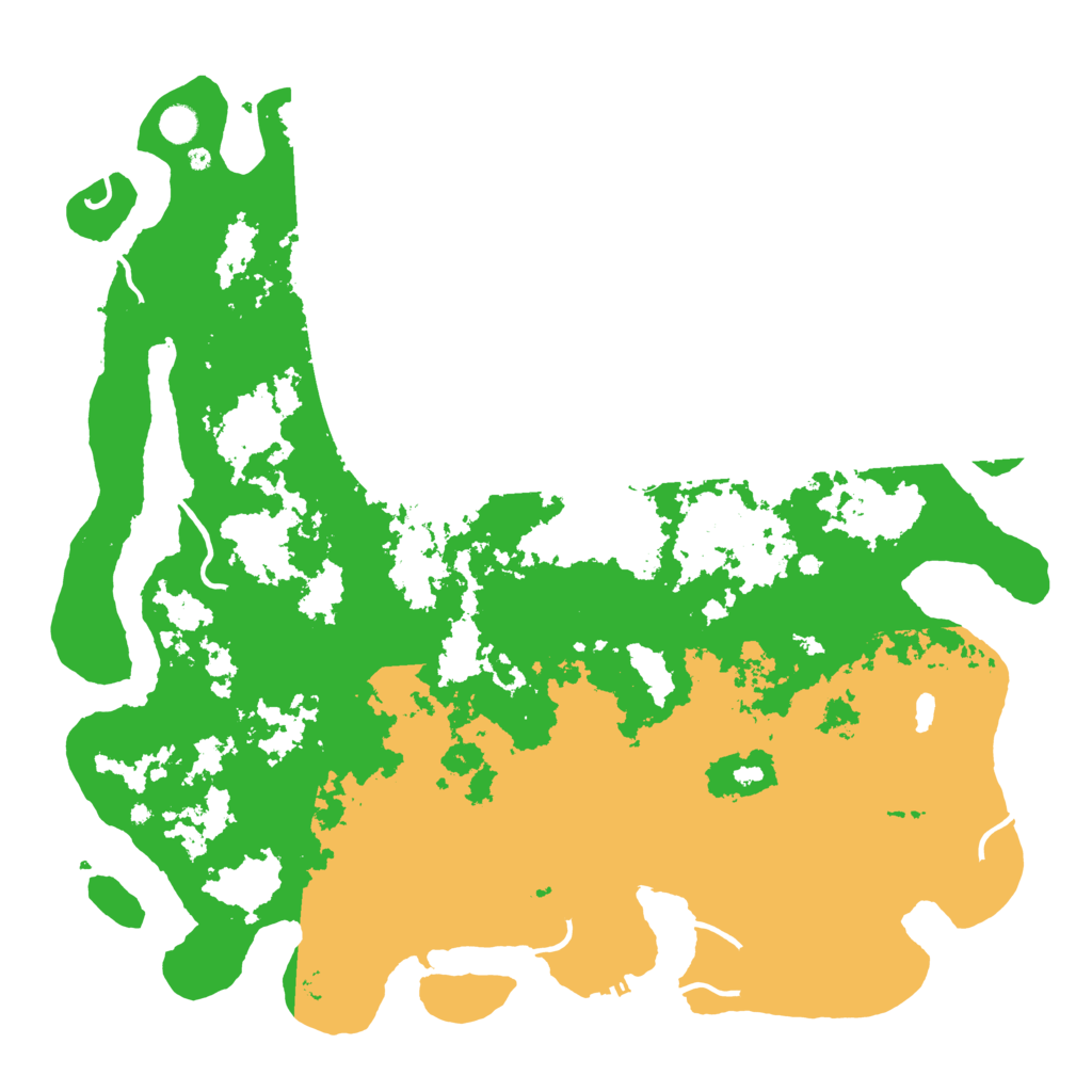 Biome Rust Map: Procedural Map, Size: 5000, Seed: 1341989018