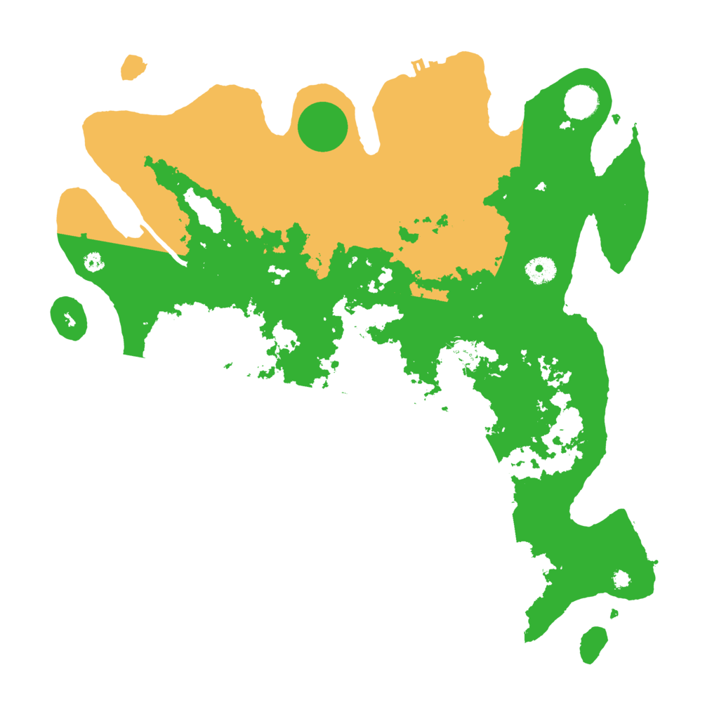 Biome Rust Map: Procedural Map, Size: 3800, Seed: 6530097