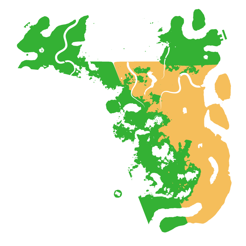 Biome Rust Map: Procedural Map, Size: 5000, Seed: 500804665