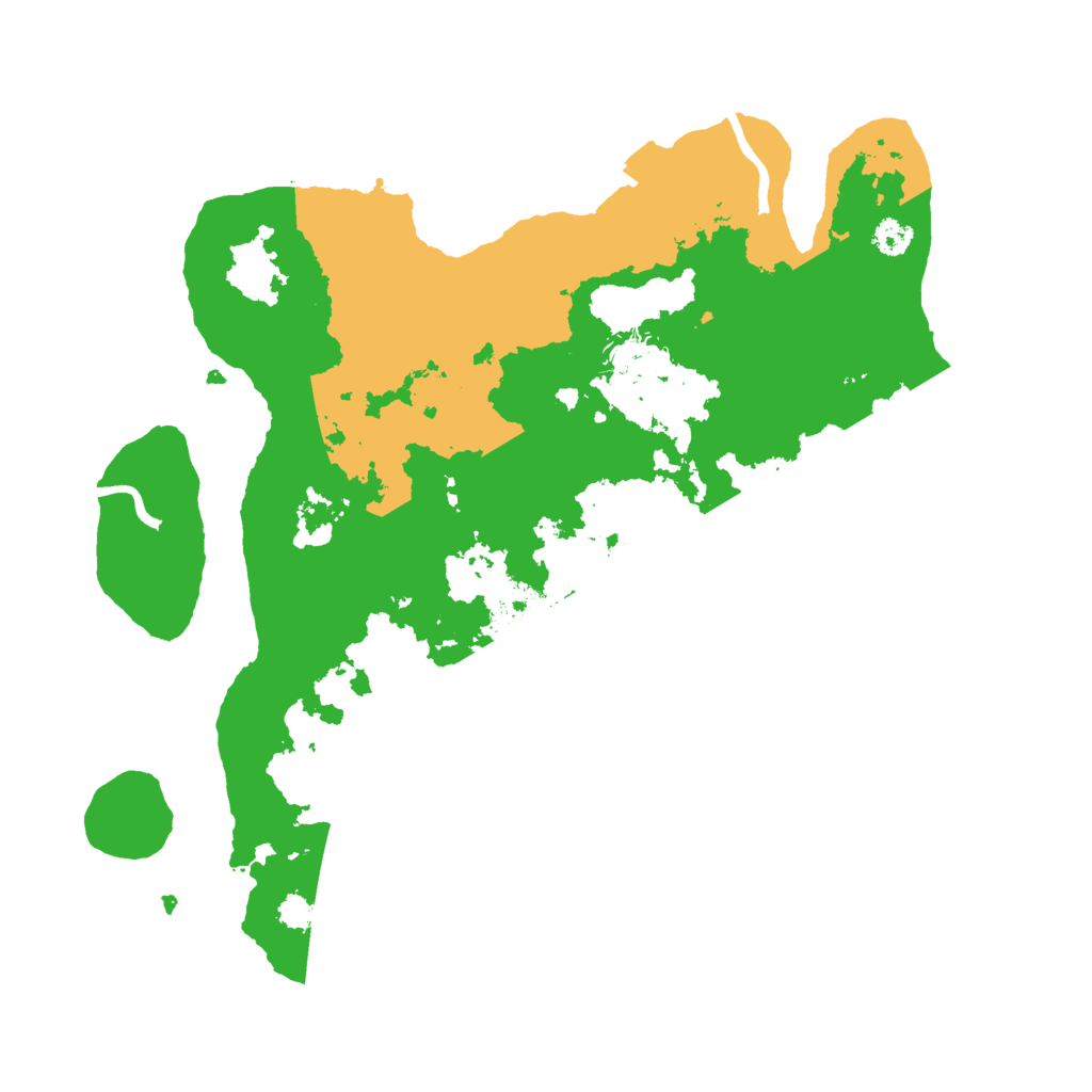 Biome Rust Map: Procedural Map, Size: 3000, Seed: 6259108