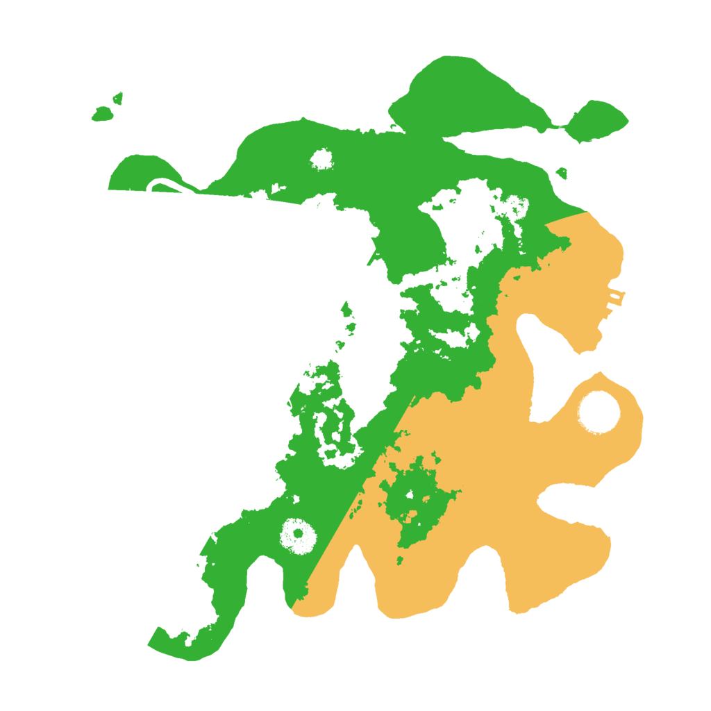Biome Rust Map: Procedural Map, Size: 3000, Seed: 1958099499