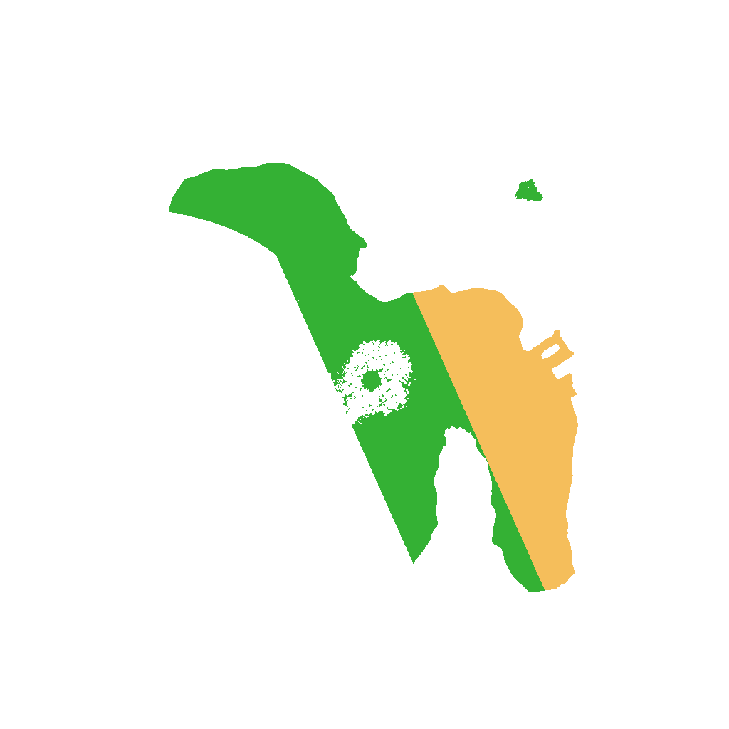 Biome Rust Map: Procedural Map, Size: 1500, Seed: 109420