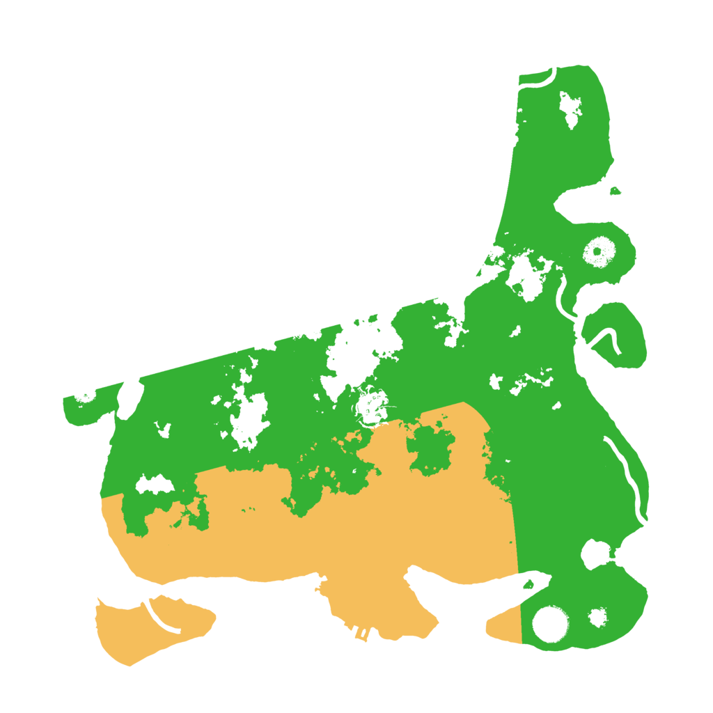Biome Rust Map: Procedural Map, Size: 3500, Seed: 237627885