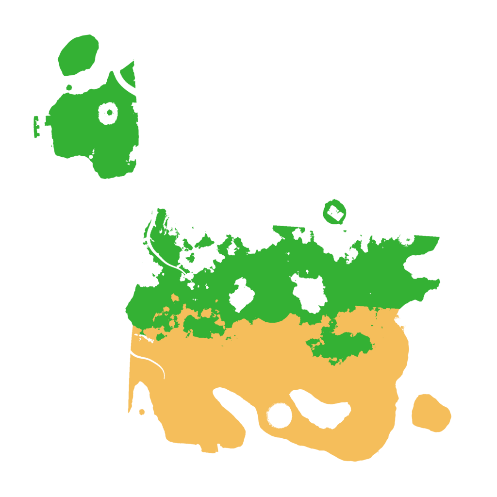 Biome Rust Map: Procedural Map, Size: 3500, Seed: 101392981