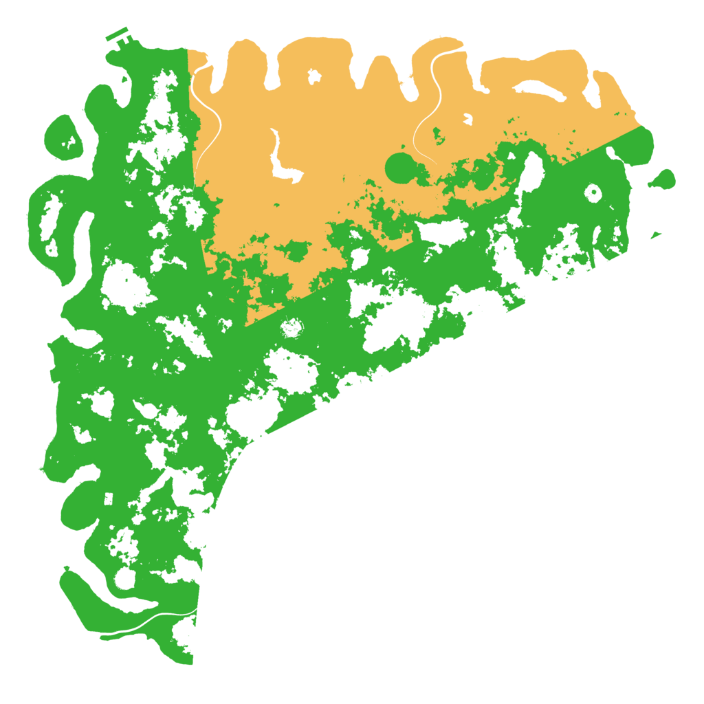Biome Rust Map: Procedural Map, Size: 6000, Seed: 4912938
