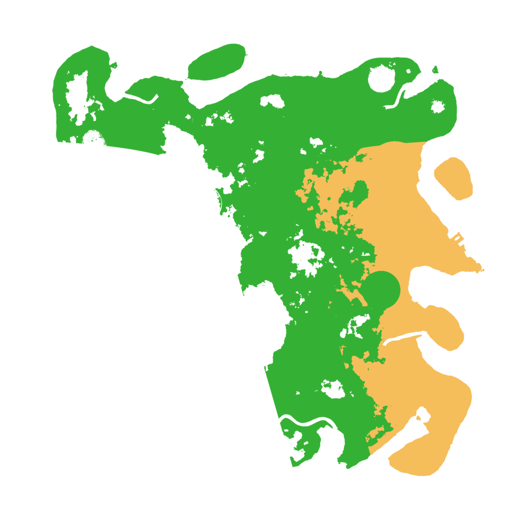 Biome Rust Map: Procedural Map, Size: 3600, Seed: 261437201